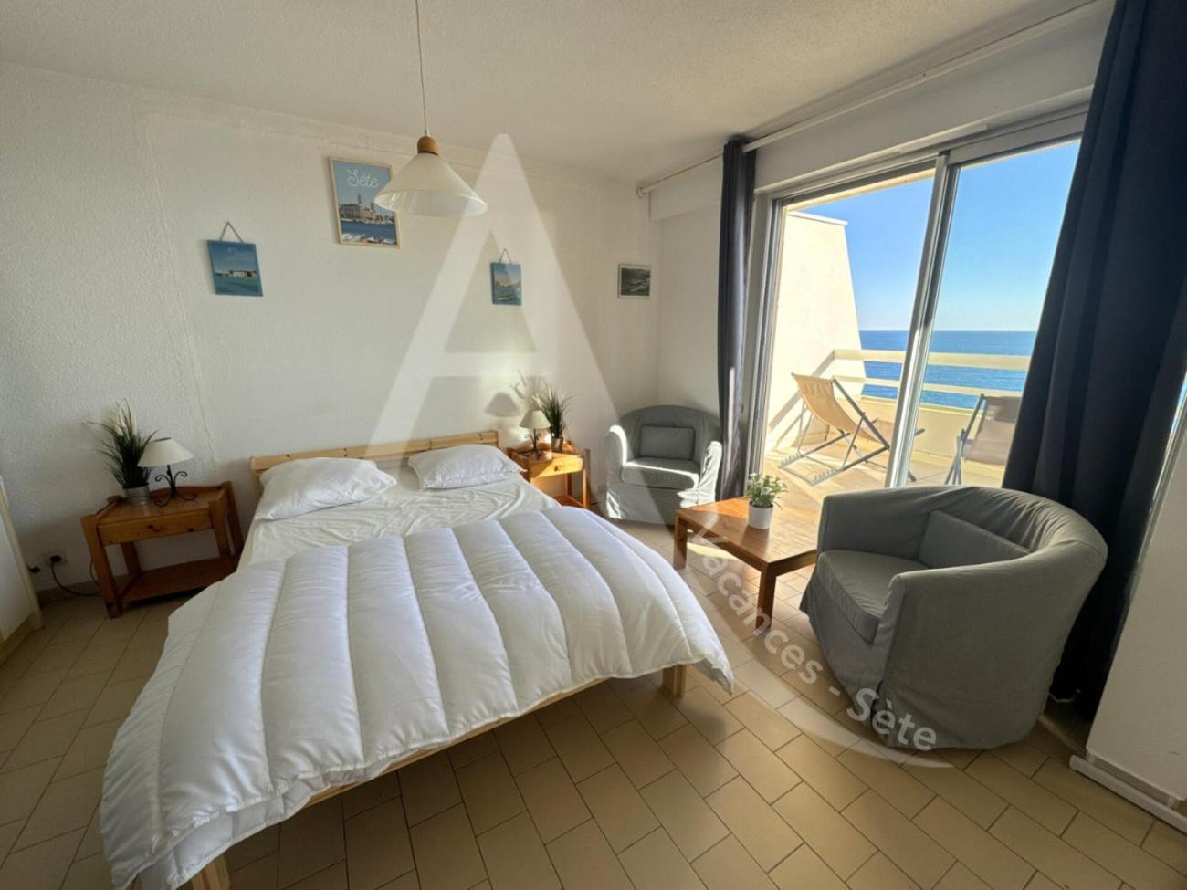 40 M², 1Ere Ligne Mer, Dernier Etage Avec Ascenseur Сет Экстерьер фото