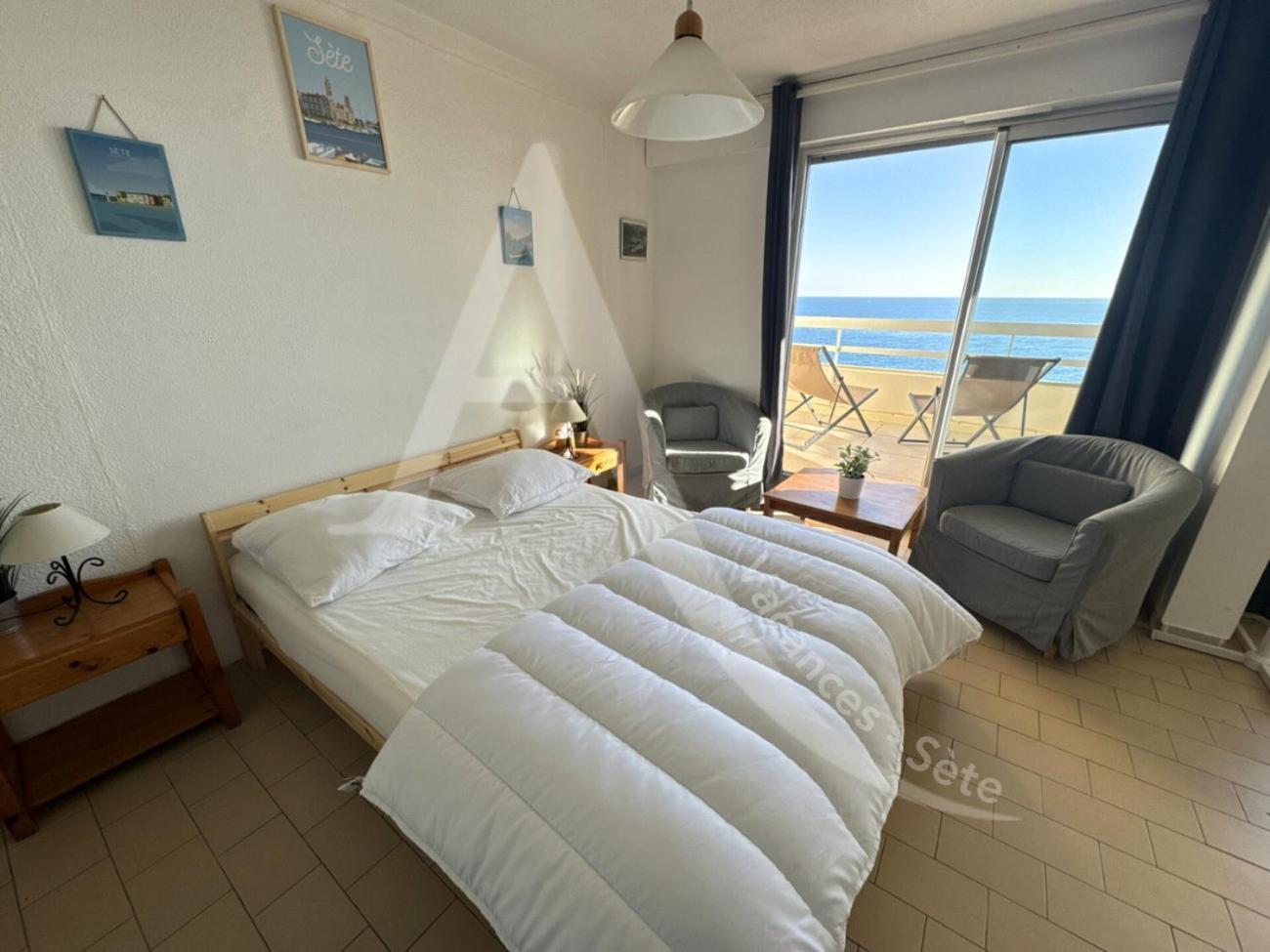 40 M², 1Ere Ligne Mer, Dernier Etage Avec Ascenseur Сет Экстерьер фото